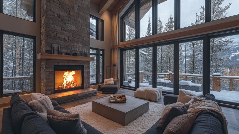 Cheminee Bois Chalet